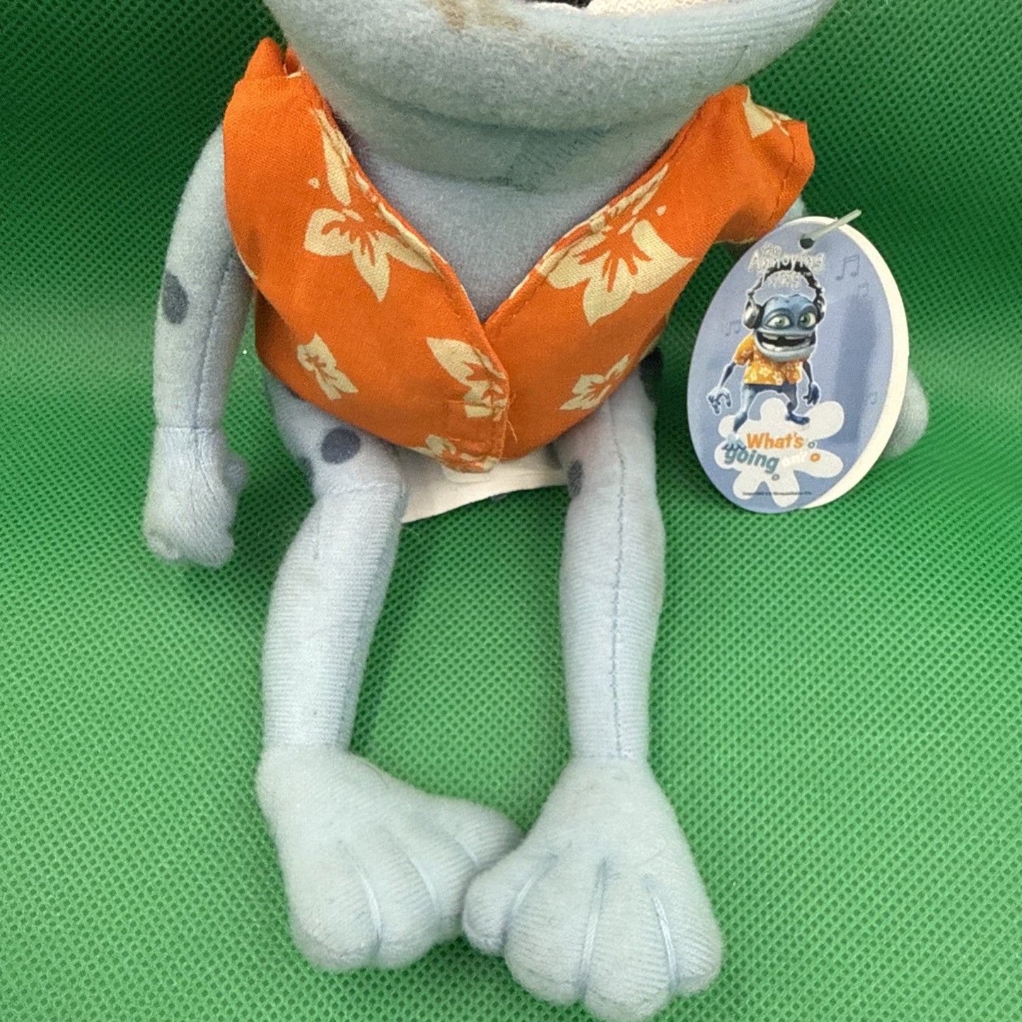 Vintage The Annoying Thing Crazy Frog Plush Toy 9 inches small - toyscardscomics