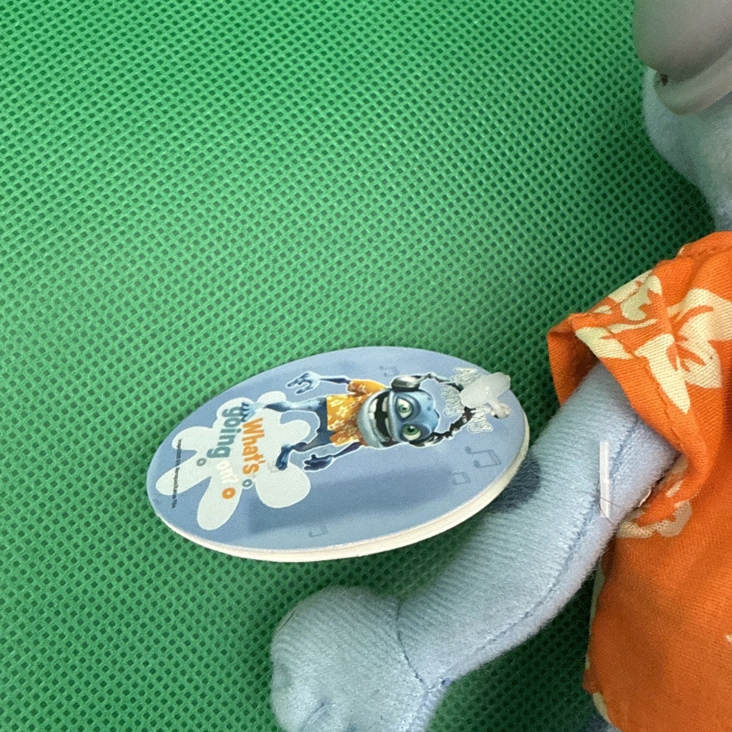 Vintage The Annoying Thing Crazy Frog Plush Toy 9 inches small - toyscardscomics