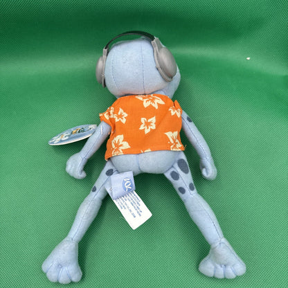 Vintage The Annoying Thing Crazy Frog Plush Toy 9 inches small - toyscardscomics