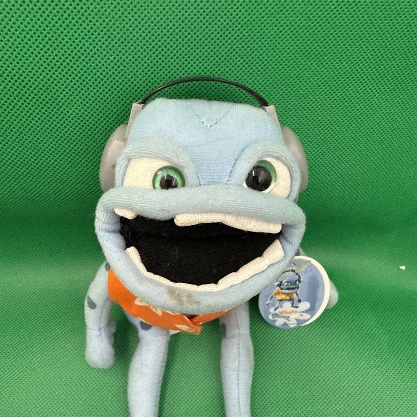 Vintage The Annoying Thing Crazy Frog Plush Toy 9 inches small - toyscardscomics