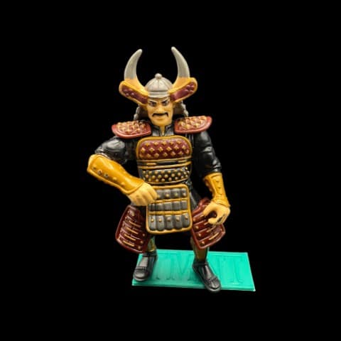 Vintage TMNT Ninja Turtles Movie Warlord 3 Action Figure 1993 - toyscardscomics