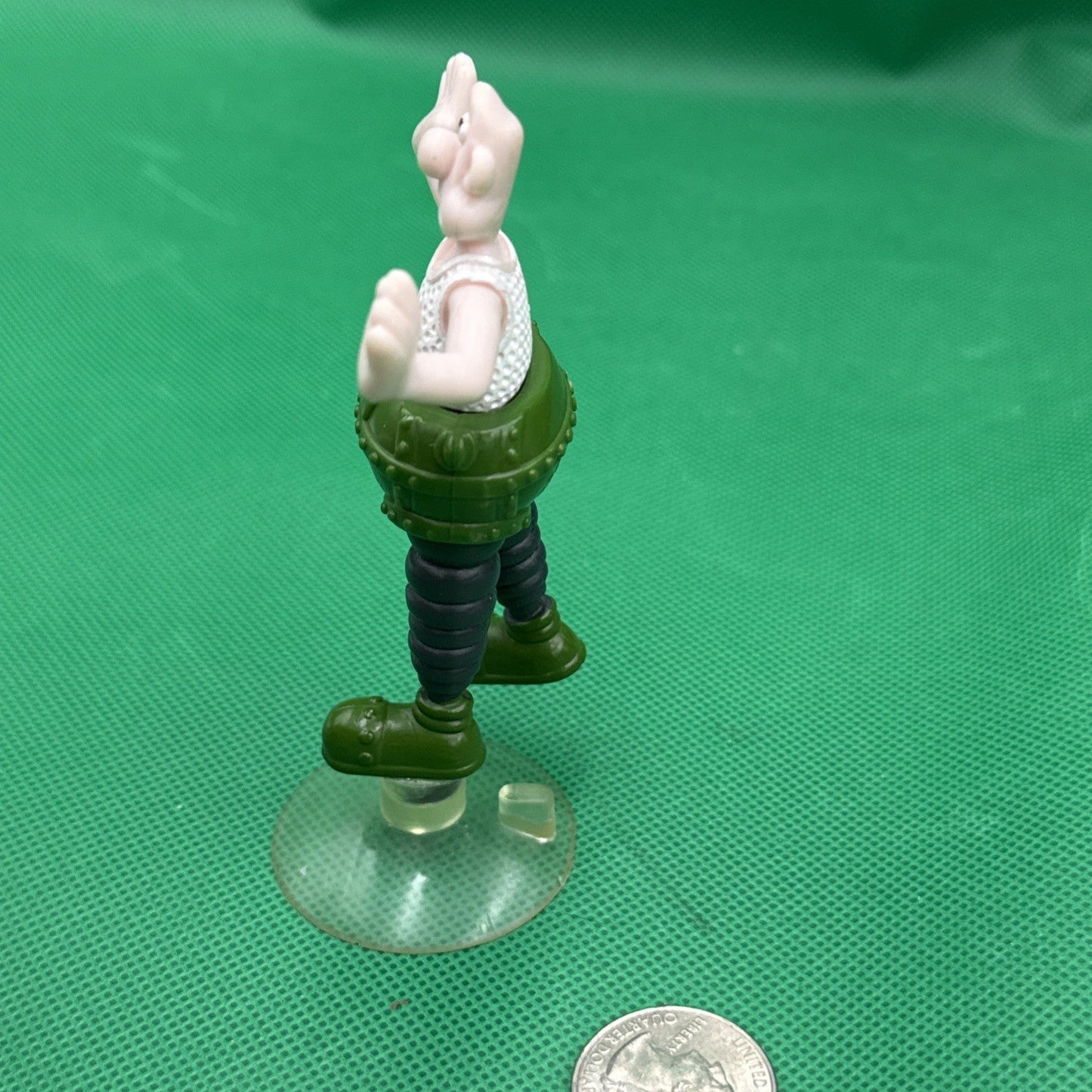 Vintage Wallace Figure Wallace and Gromit Wrong Trousers Suction 1989 Applause - toyscardscomics