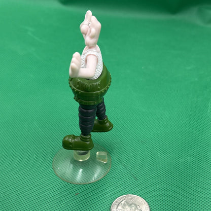 Vintage Wallace Figure Wallace and Gromit Wrong Trousers Suction 1989 Applause - toyscardscomics