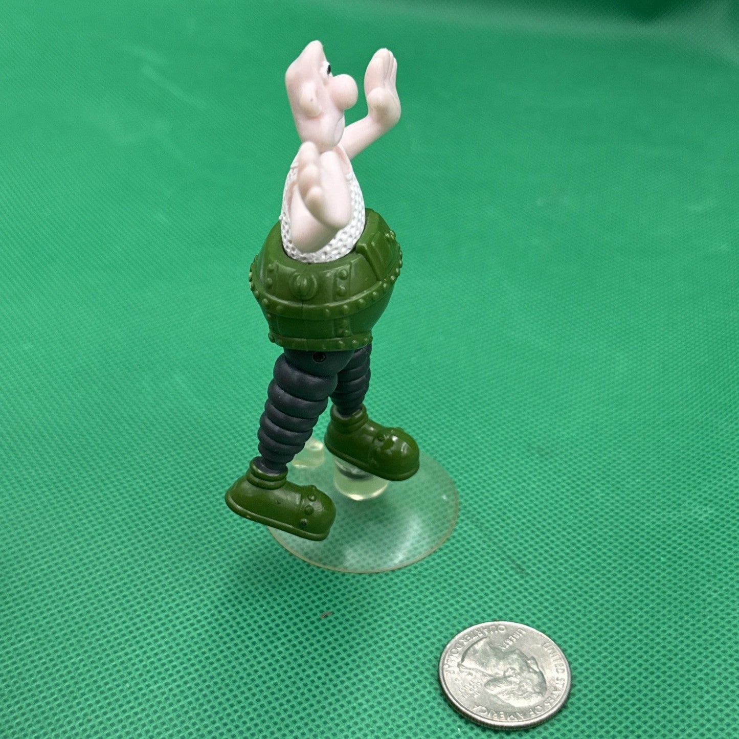 Vintage Wallace Figure Wallace and Gromit Wrong Trousers Suction 1989 Applause - toyscardscomics
