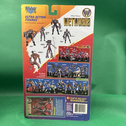 Vtg. 1995 WetWorks Werewolf Brown Variant Series 1 McFarlane 7" Figure SEALED - toyscardscomics