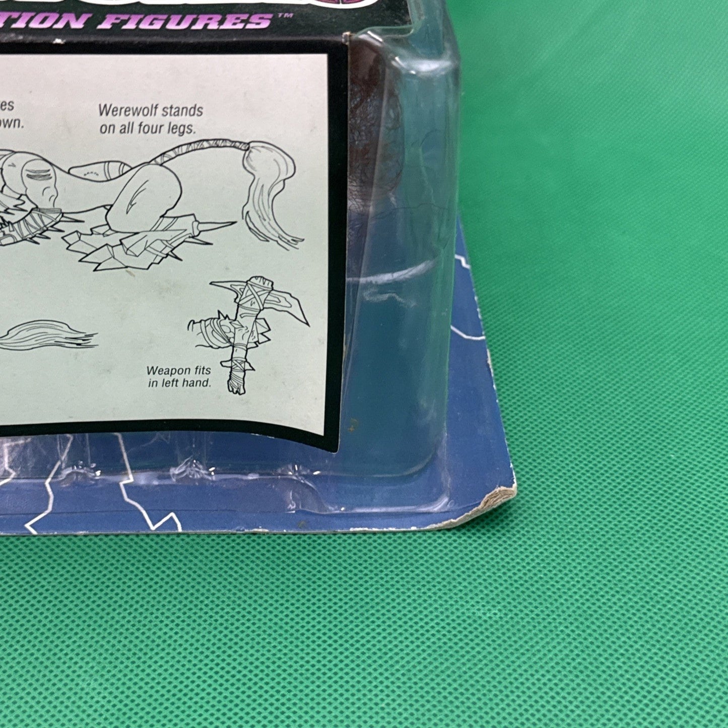 Vtg. 1995 WetWorks Werewolf Brown Variant Series 1 McFarlane 7" Figure SEALED - toyscardscomics