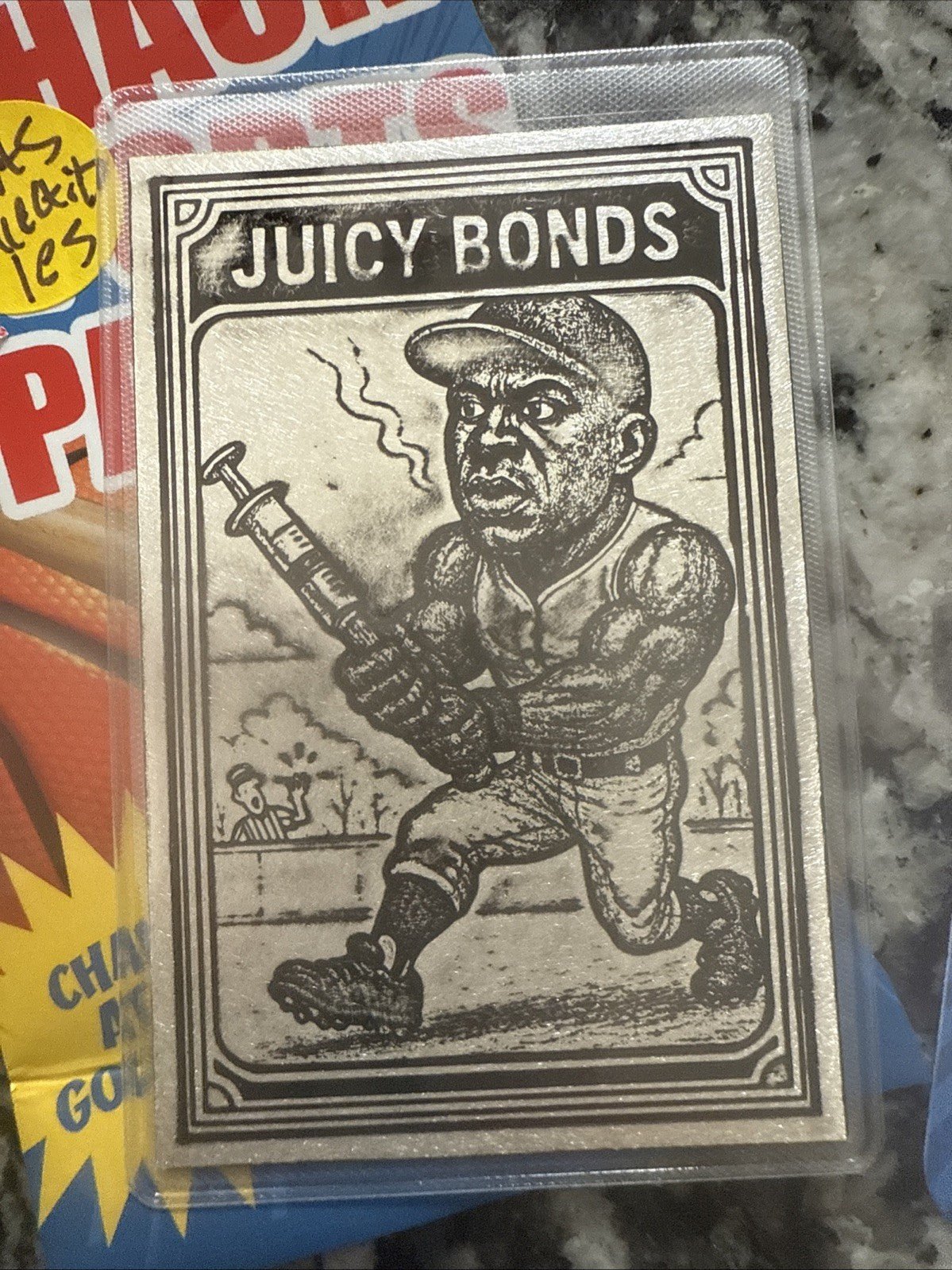 Whacky Sports Packs Series 1 - 1 oz Silver - "Juicy Bonds" - .999 Silver Bar - toyscardscomics