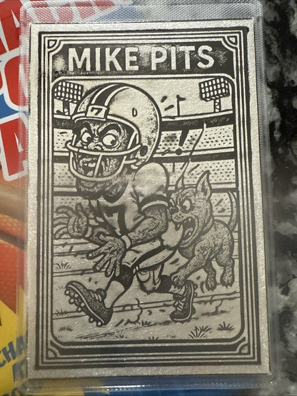 Whacky Sports Packs Series 1 - 1 oz Silver - "Mike Pitts" - .999 Silver Bar - toyscardscomics